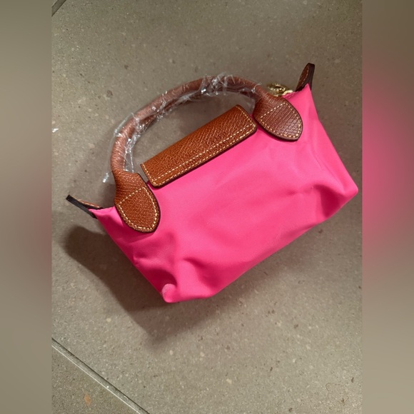 LONGCHAMP Mini Le Pliage w/Handle - Candy Pink
- NWT *SOLD OUT ONLINE* - Picture 6 of 9